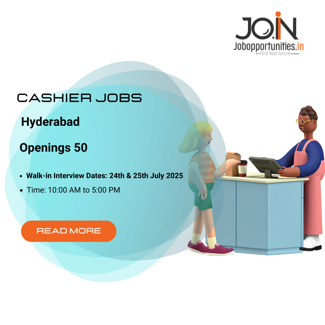 Cashier jobs in Khazana Jewellers Hyderabad